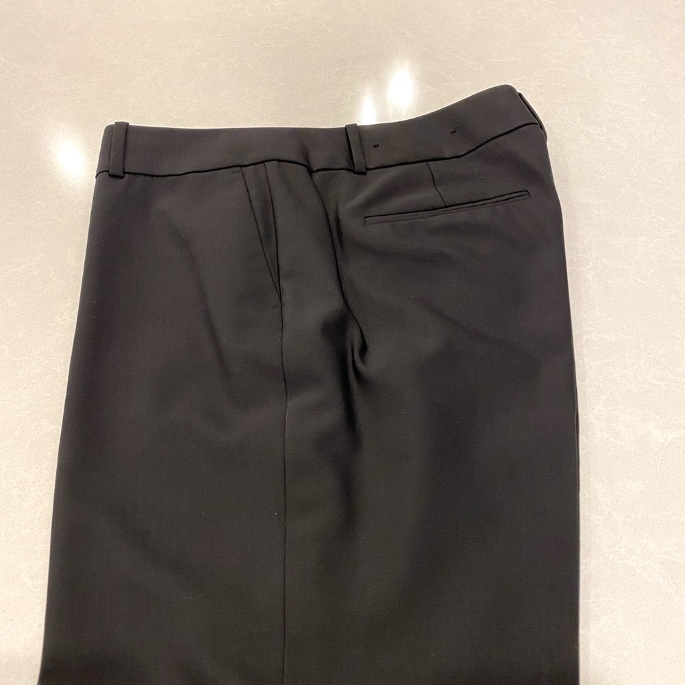 Ann Taylor Wool Blend Slacks Pants Black Size 10 - Picture 2 of 9